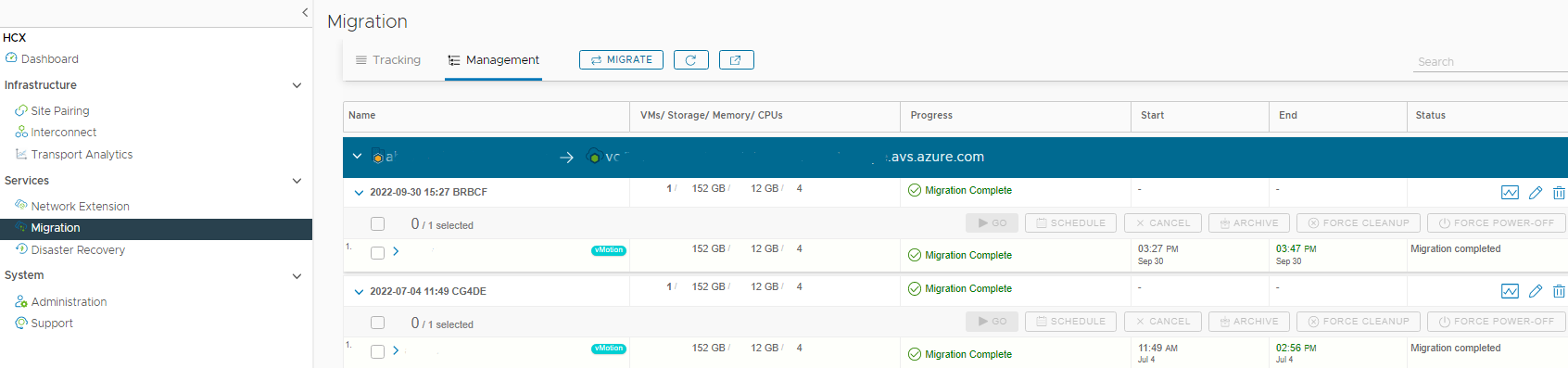 Azure VMware Solution HCX WAN-OPT