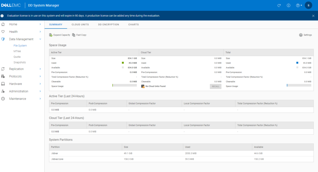 DD Cloud Unit configuration